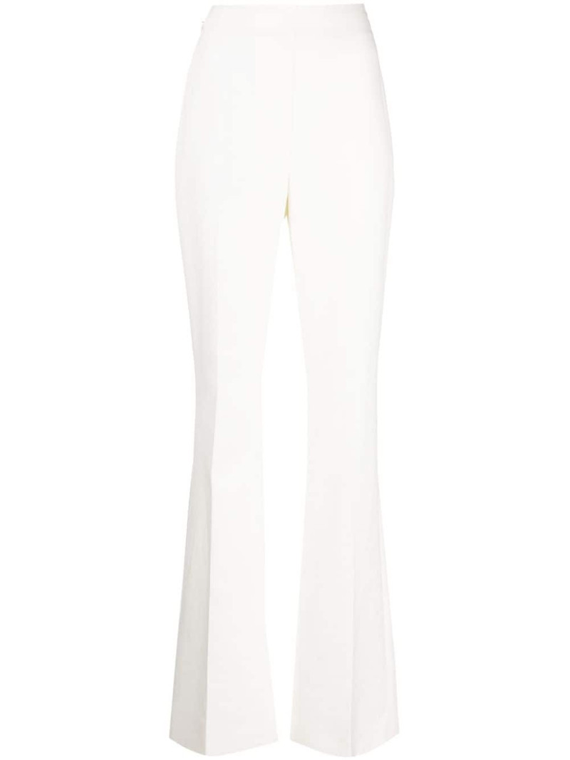 high-waisted flared trousers 1