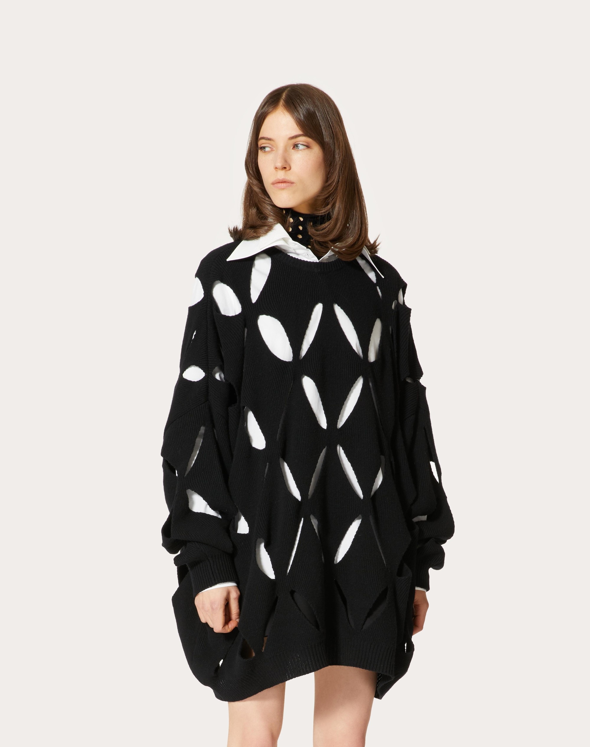 EMBROIDERED WOOL SWEATER - 3