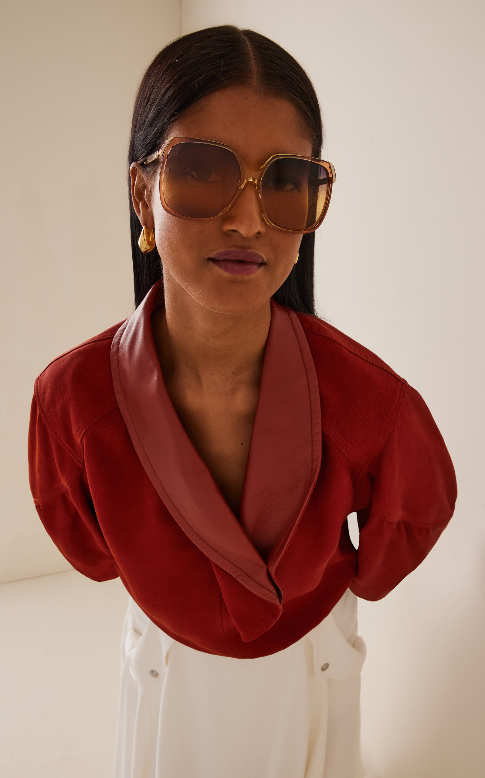 Aly Square-Frame Acetate Sunglasses multi - 2