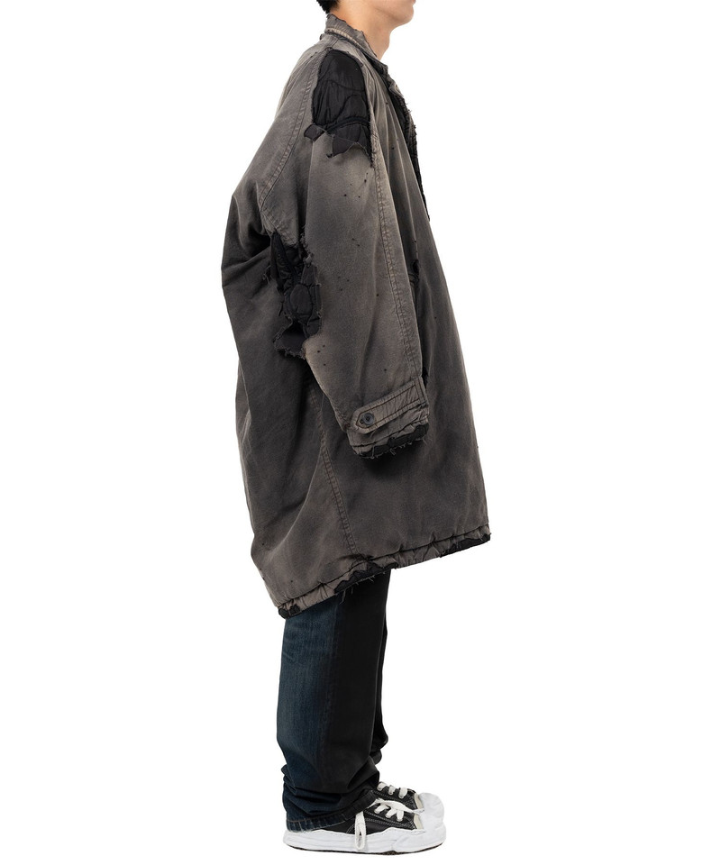 Distressed Balmacaan Coat 6