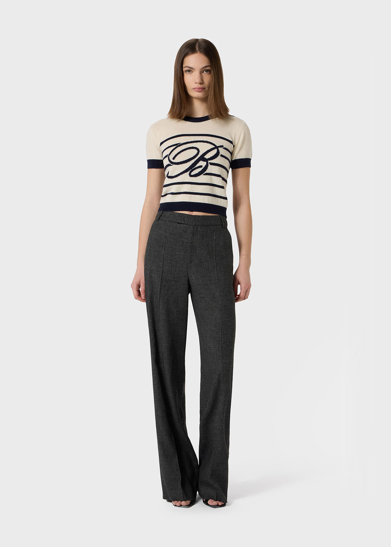 Blumarine GRISAILLE PANTS outlook