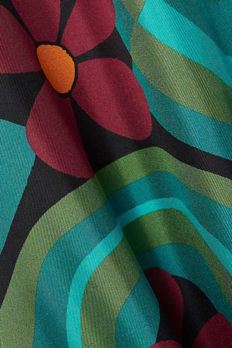 Boy printed silk-twill shirt 5