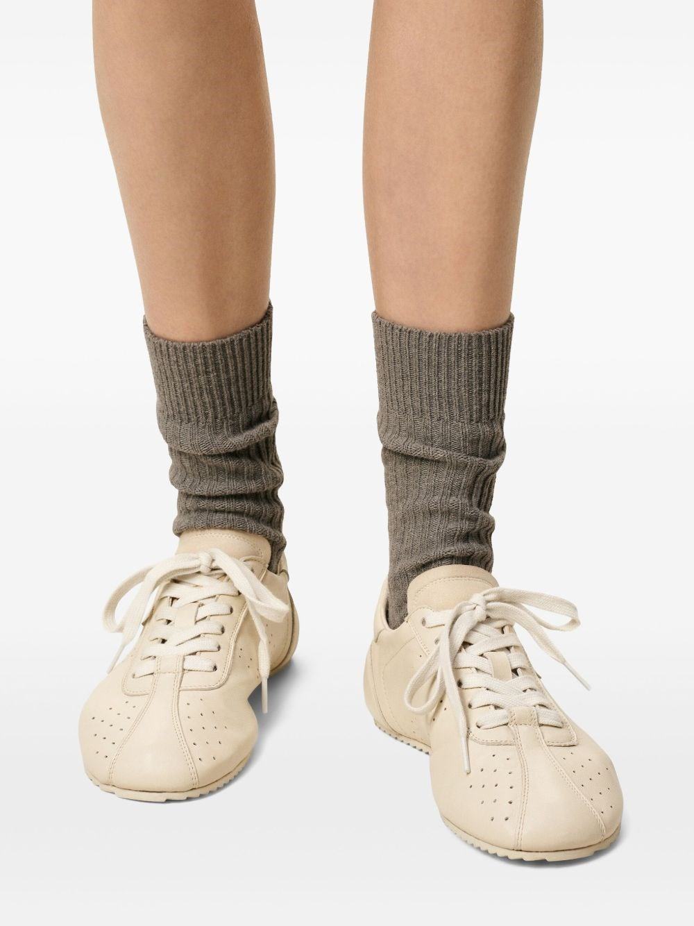 Leather sneakers - 4