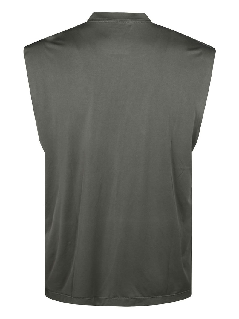 SATISFY logo-print tank top outlook