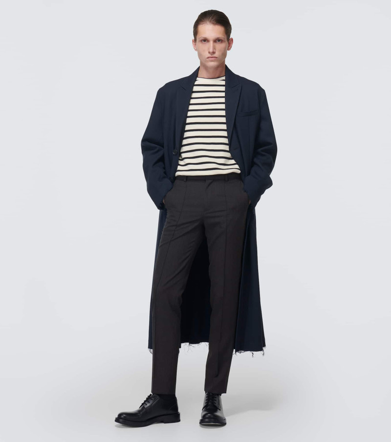 UNDERCOVER Low-rise wool slim pants outlook