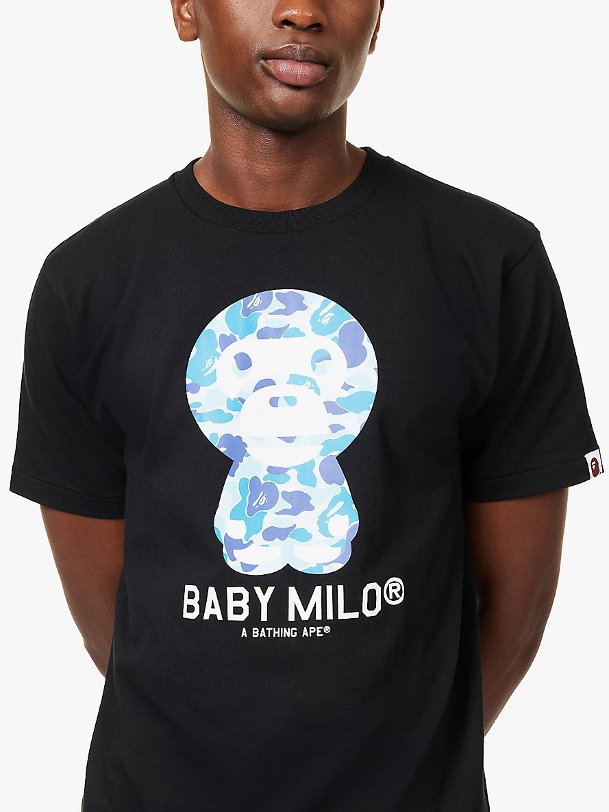 ABC Milo graphic-print cotton-jersey T-shirt - 5