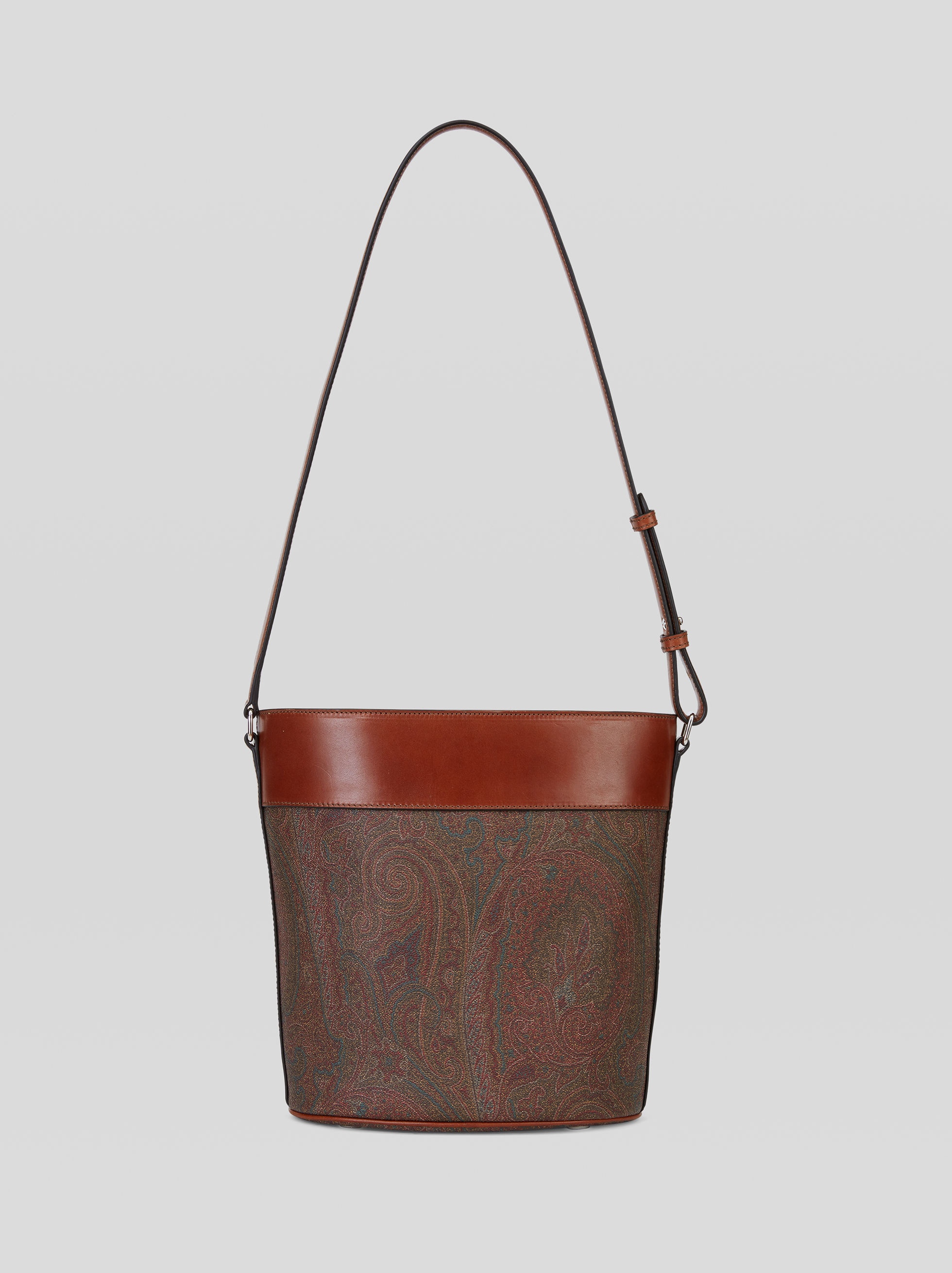 PAISLEY CROWN ME BUCKET BAG WITH TURQUOISE STUDS 3