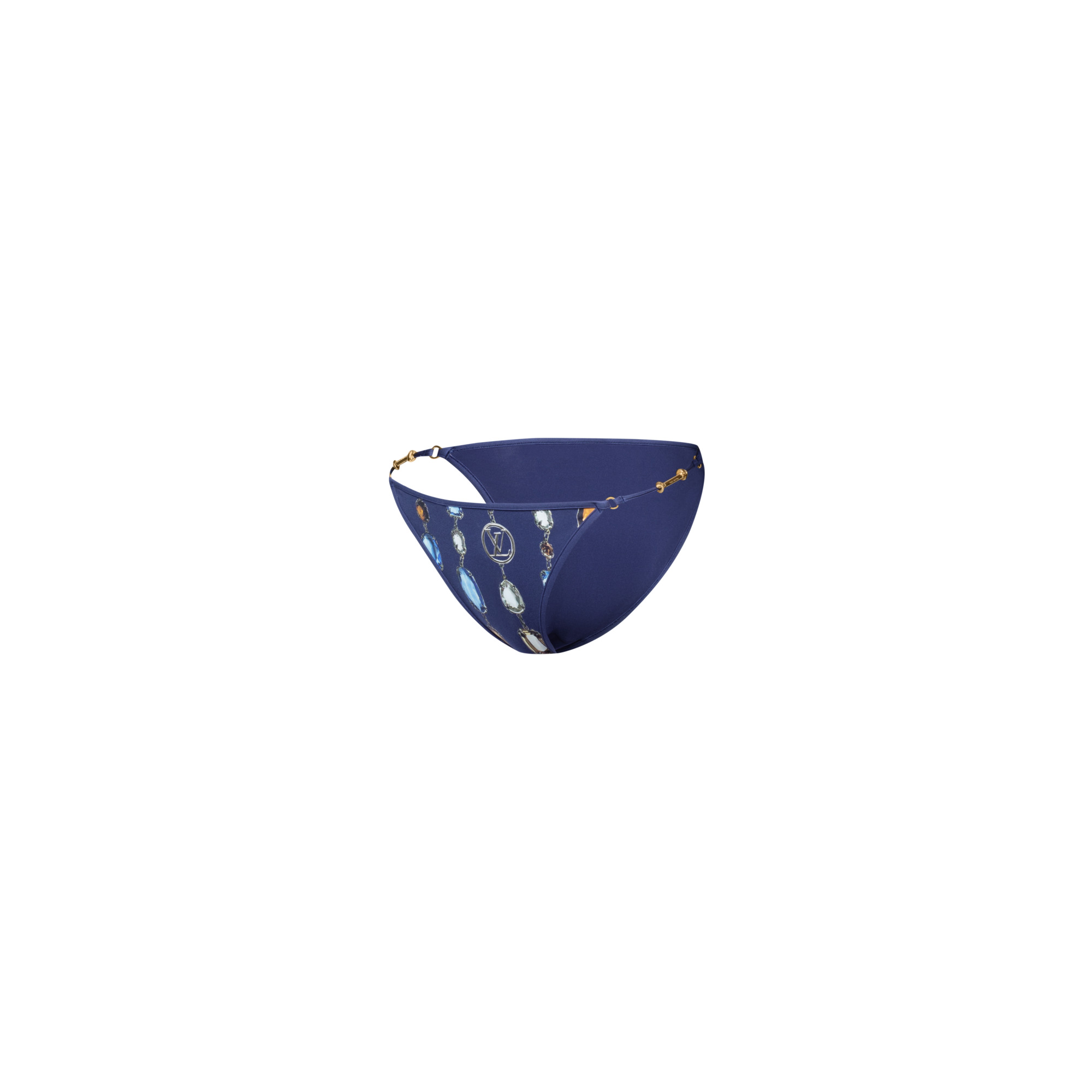 Necklace Print Bikini Bottoms - 2