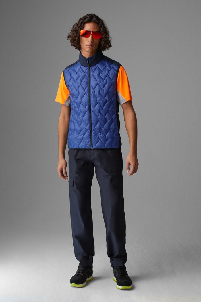 Gerry Quilted vest in Royal blue - 4