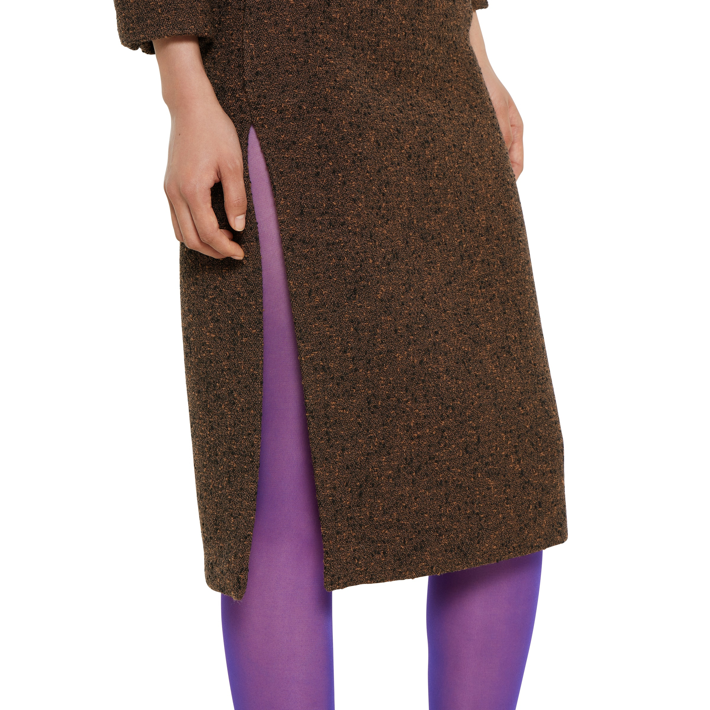 Seeded wool skirt - 5