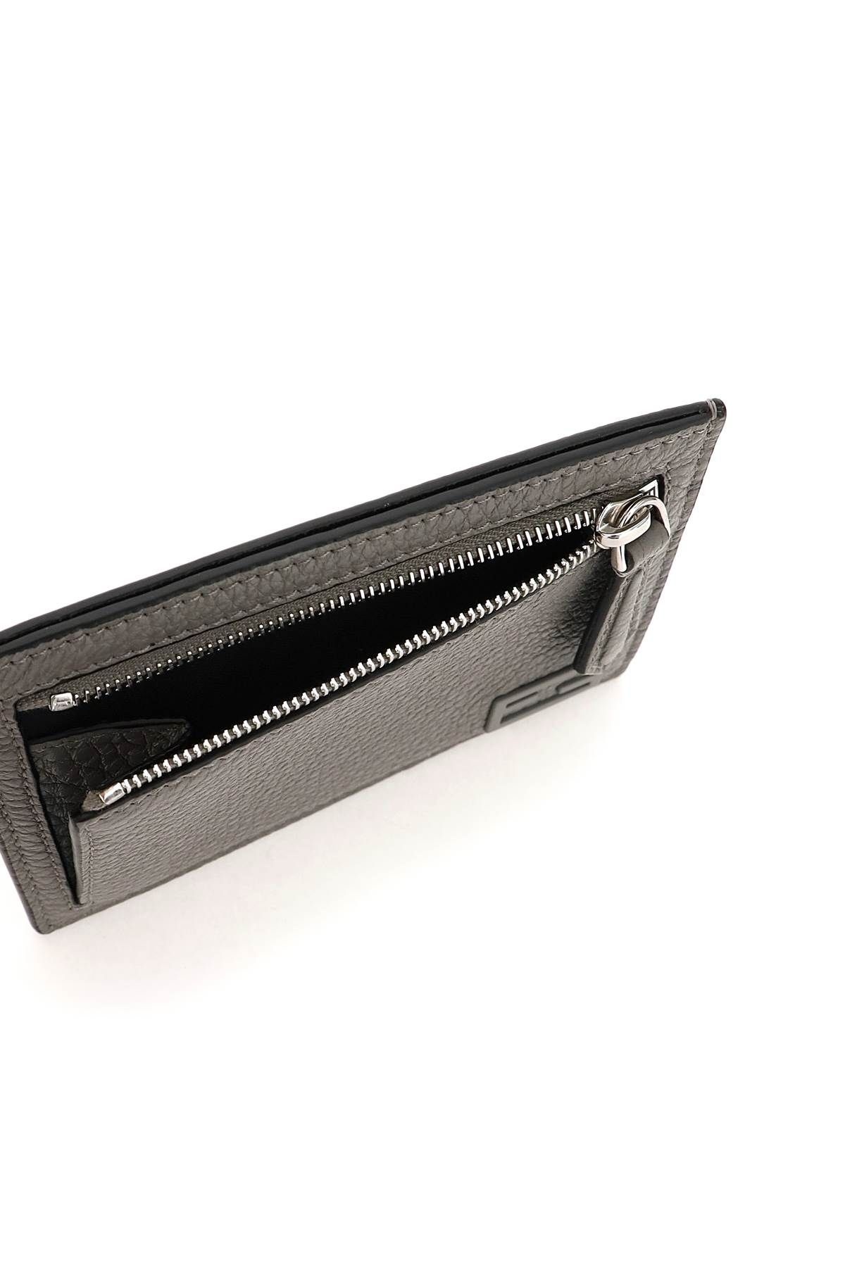 CUOIO ROMANO LEATHER ZIPPED CARD HOLDER - 2