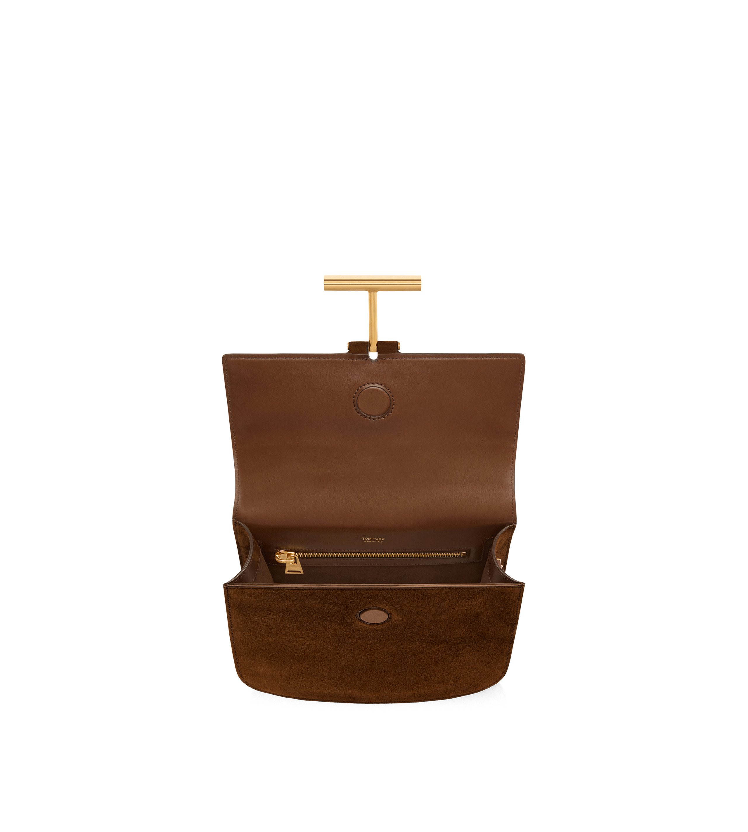 SUEDE AND LEATHER TARA MINI CROSSBODY - 4