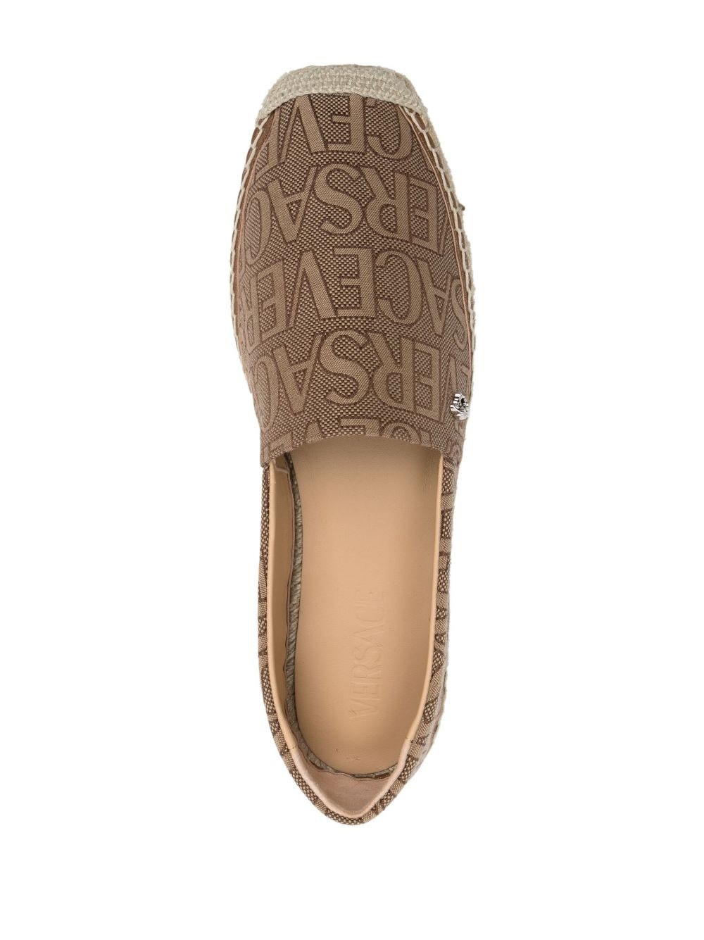 Versace Allover leather espadrilles - 4