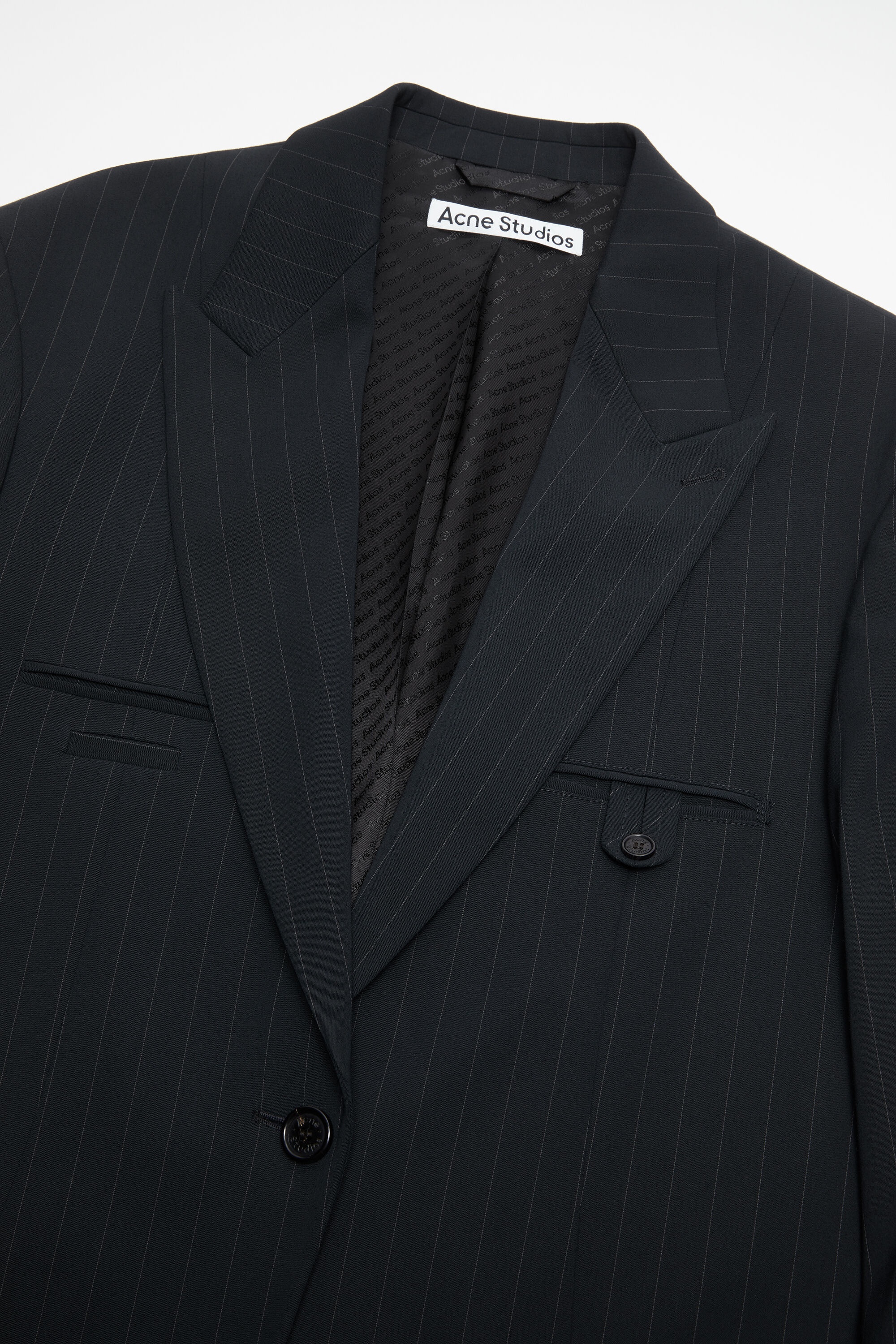 Single-breasted suit jacket - Navy blue - 7