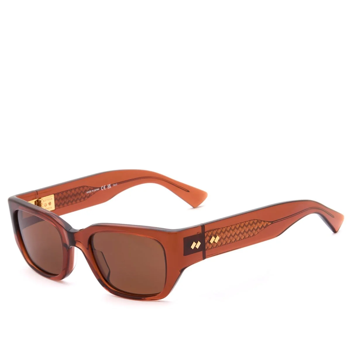 Bottega Veneta BV1400S Intrecciato Wirecore Sunglasses - 1