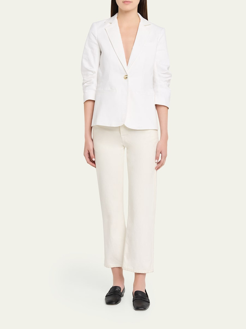 Cinq à Sept Khloe Denim Blazer outlook