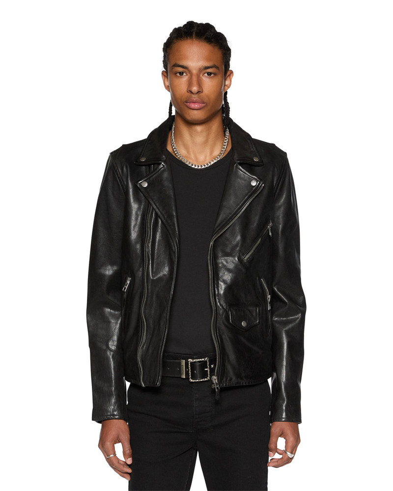 EAGLE LEATHER JACKET BLACK 3