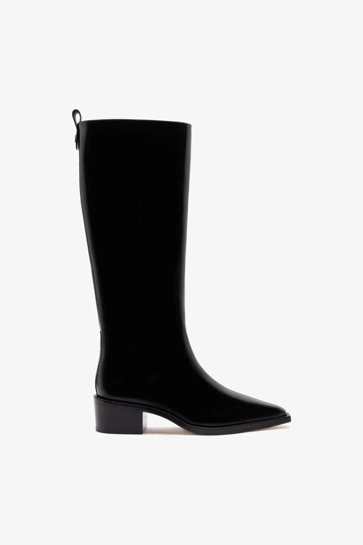 Florencia Boot In Black Box Leather - 1