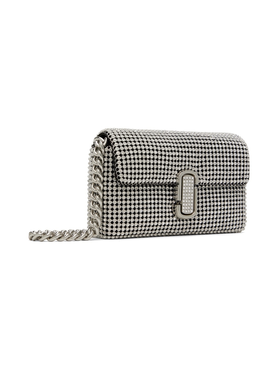 Silver 'The Rhinestone J Marc Mini' Shoulder Bag - 2