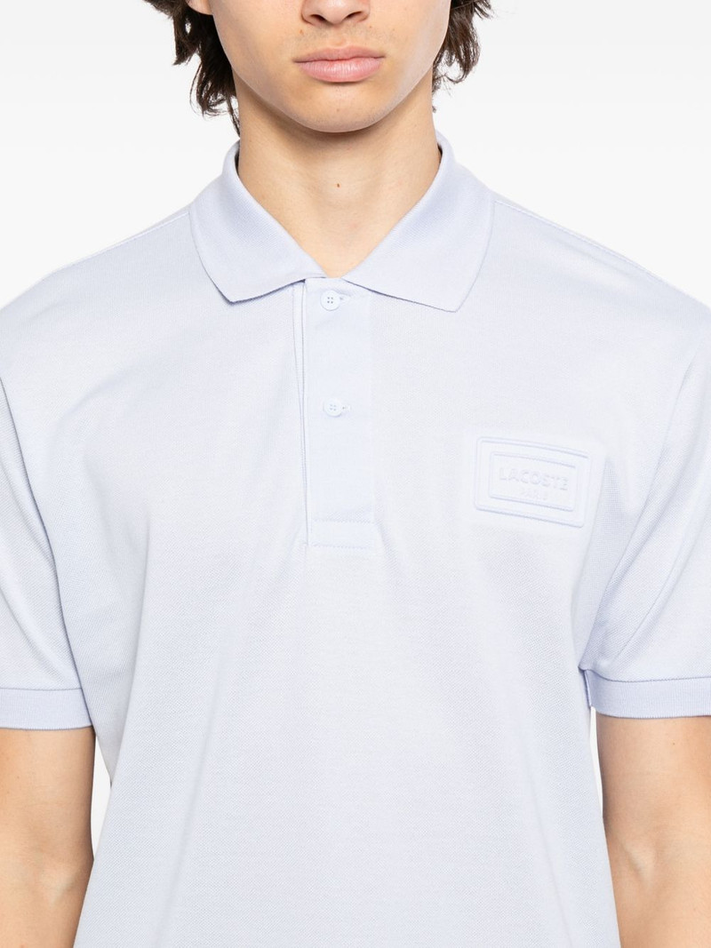 logo-embroidered polo shirt 5