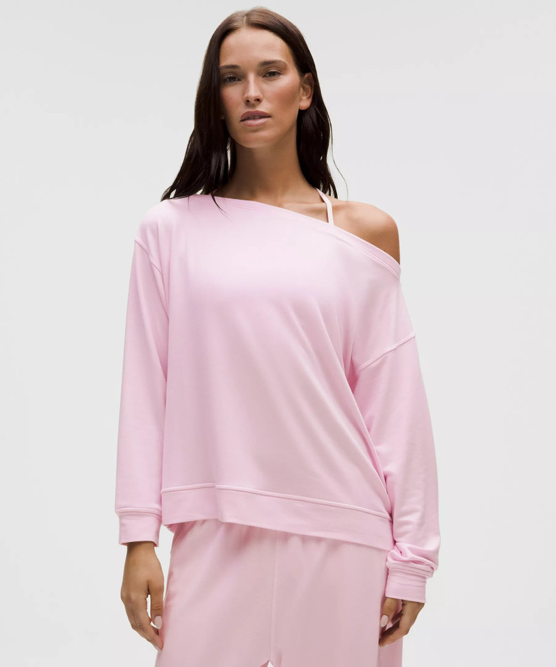 BeCalm Oversized Boatneck Long-Sleeve Shirt 1