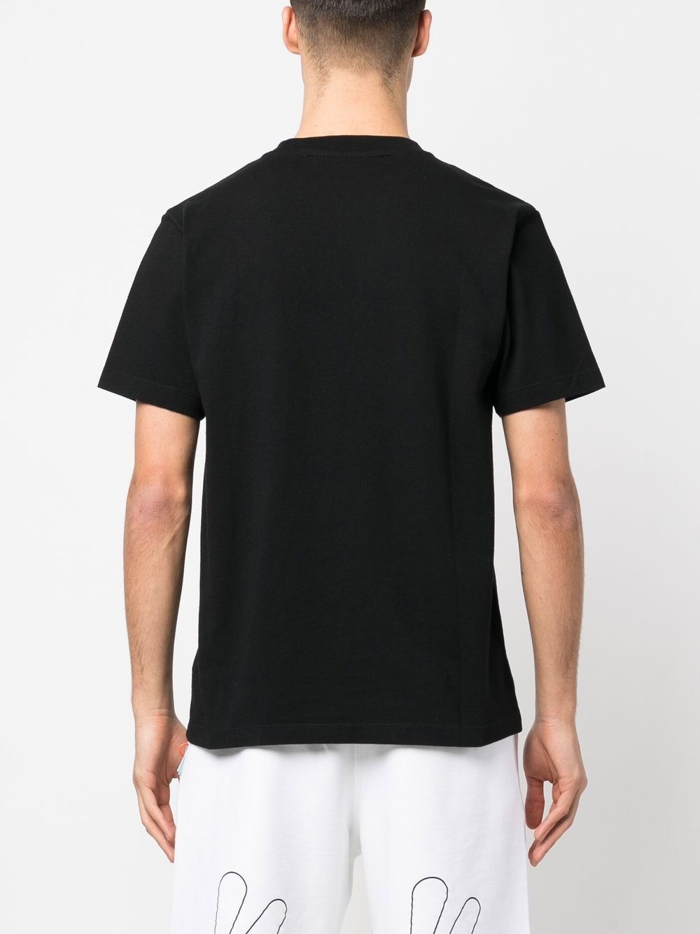 Diag-print T-shirt - 4