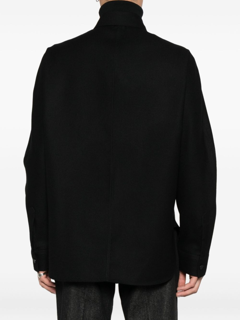 wool shirt jacket - 4