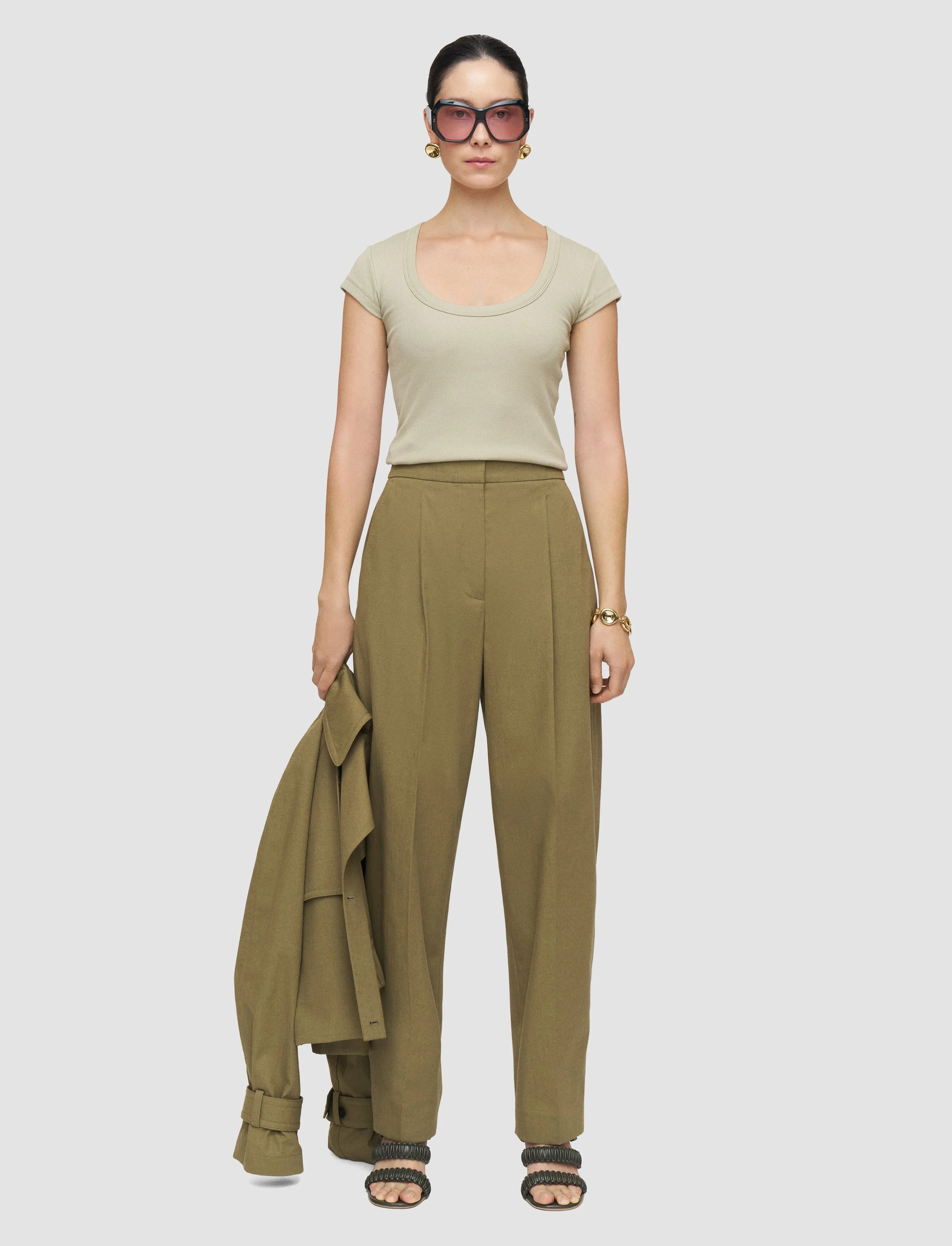 Paver Light Cotton Trousers - 1