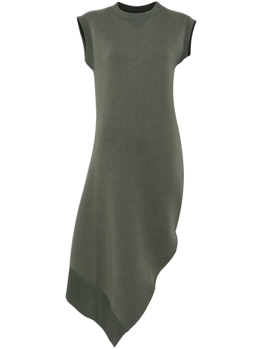 asymmetric scuba dress - 1