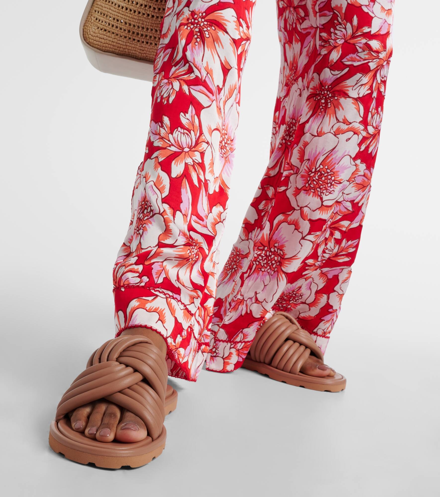 Ottavia leather slides - 4
