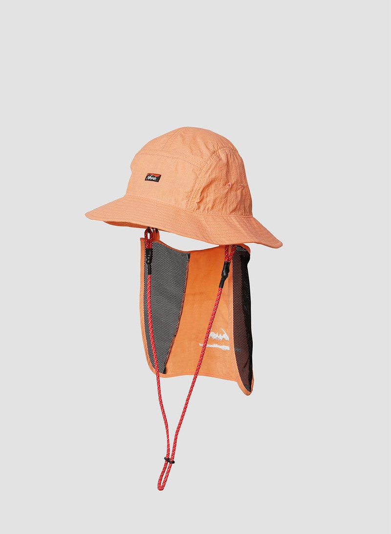 Nanga Nylon Tusser Sunshade Hat in Orange 1