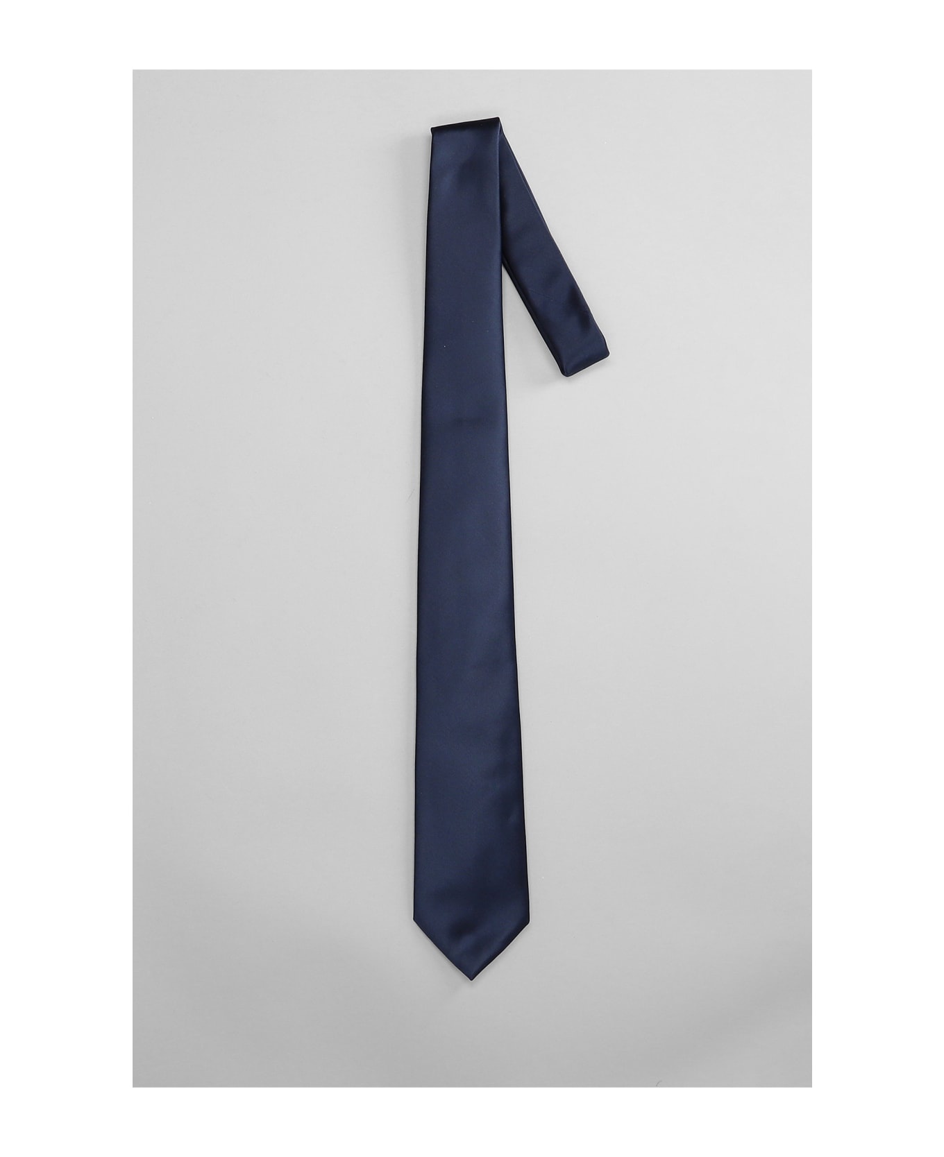 Tie In Blue Silk - 2