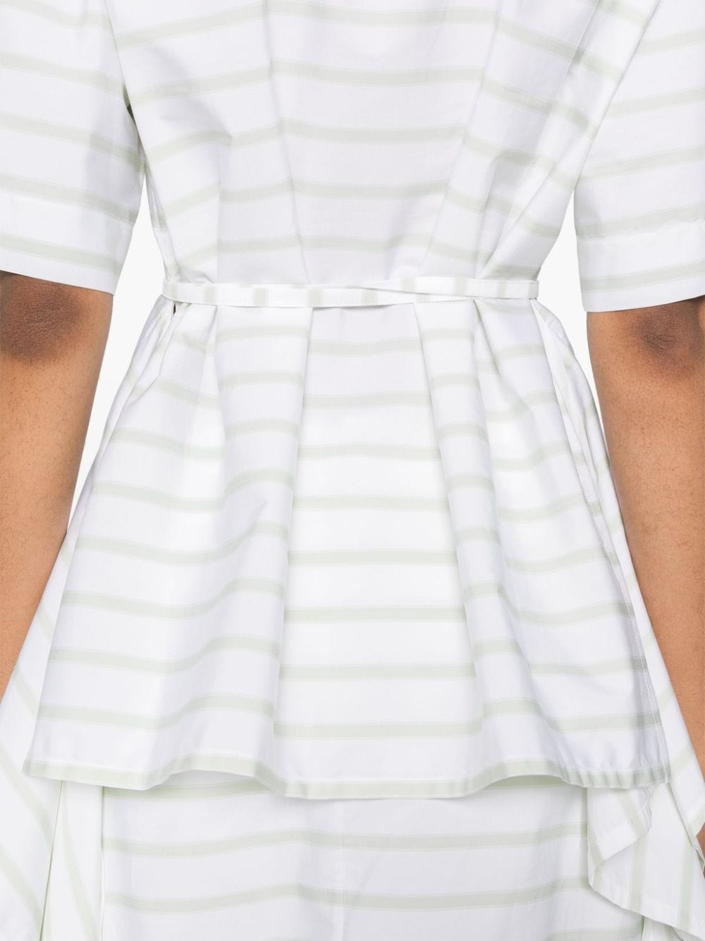 striped poplin shirt - 5