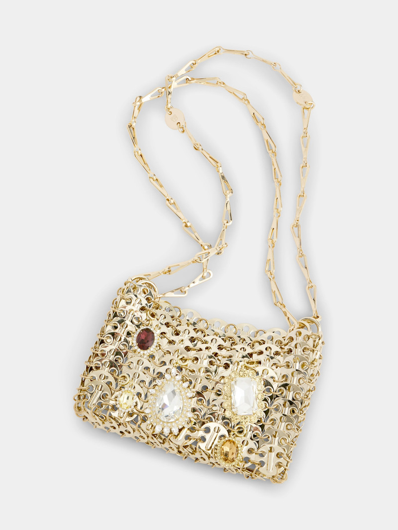 1969 GOLD NANO BAG WITH CHARMS 3