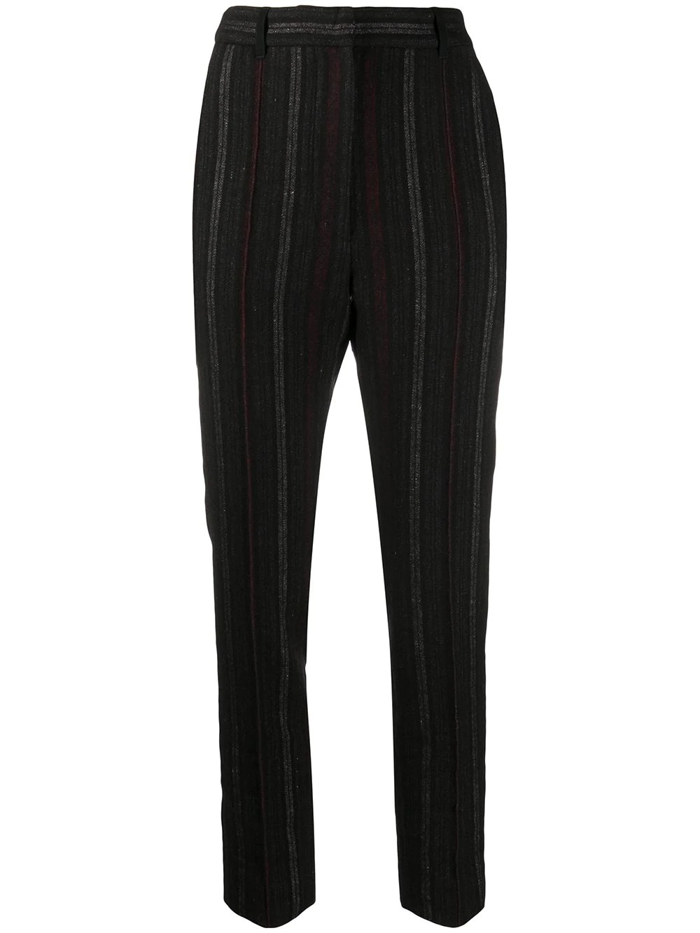 striped tailored trousers  - 1