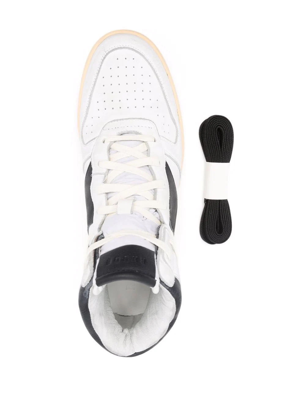 high-top lace-up trainers - 4