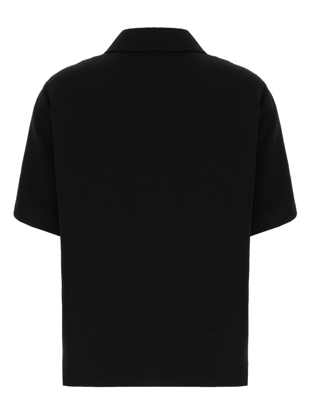 silk polo top - 2