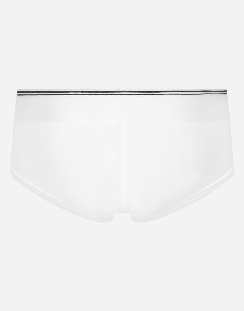 Dolce & Gabbana Two-way-stretch cotton Brando briefs with patch outlook