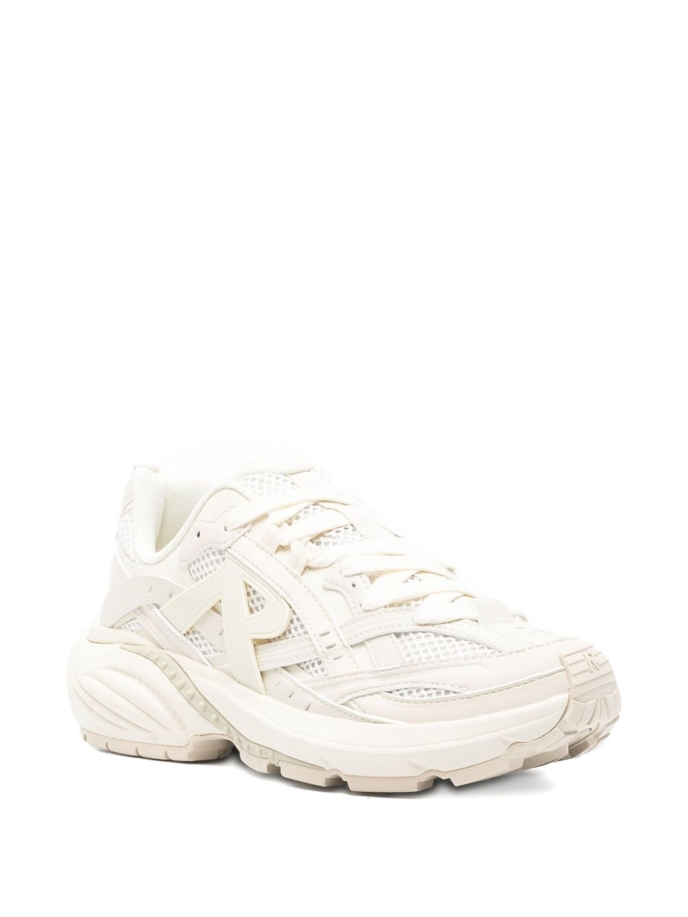mesh-panel sneakers - 2