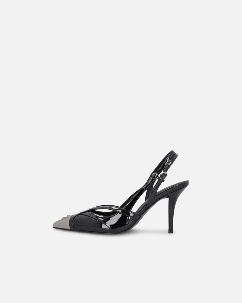 PINKO HEELED PUMPS WITH METAL TOE outlook