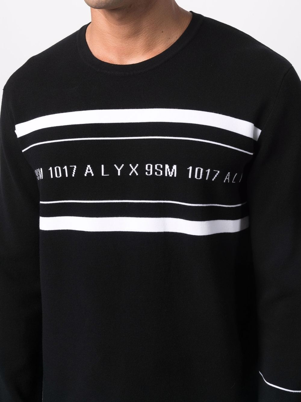 logo-print crew neck sweatshirt - 5