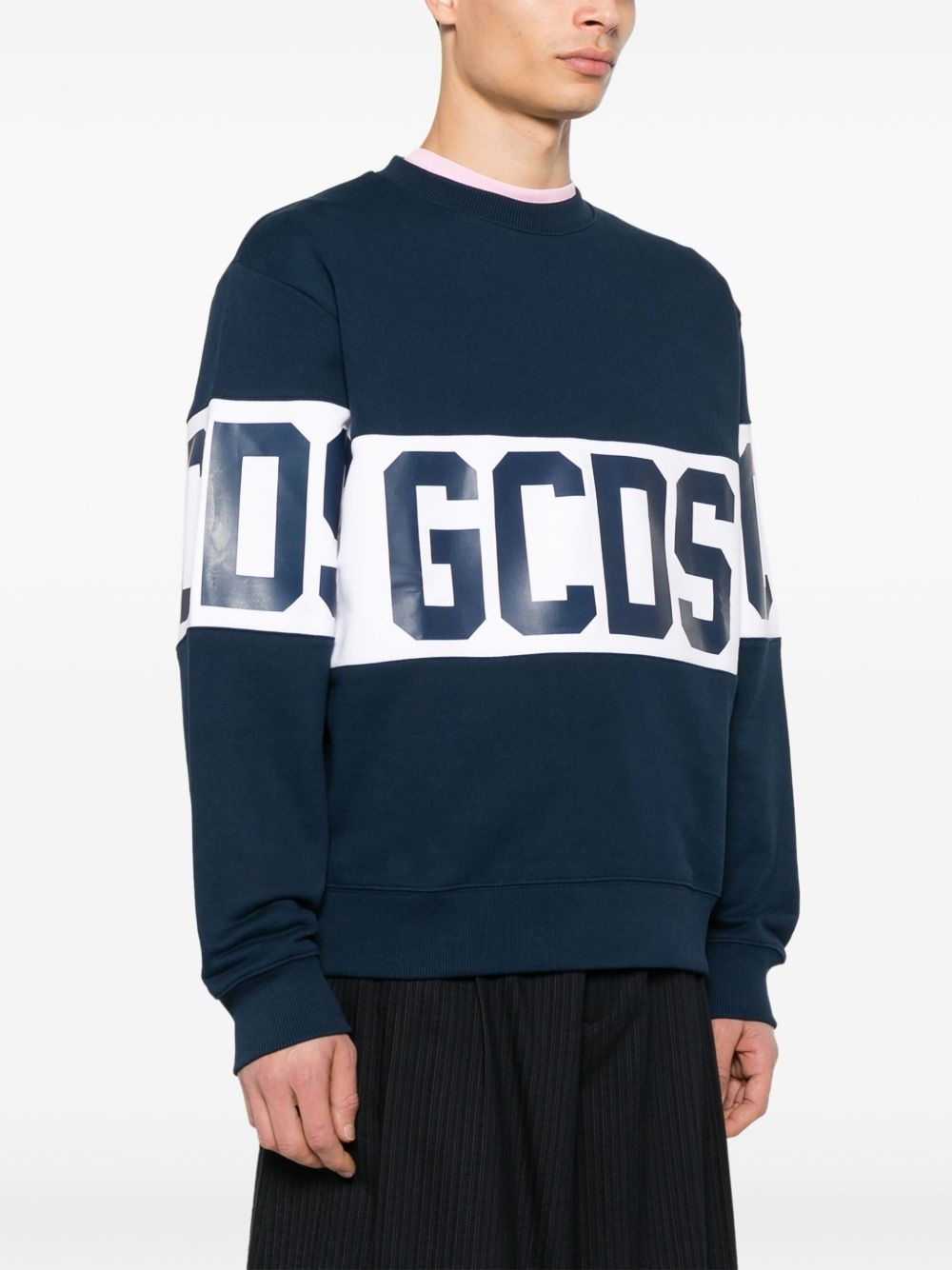 logo-band sweatshirt - 3