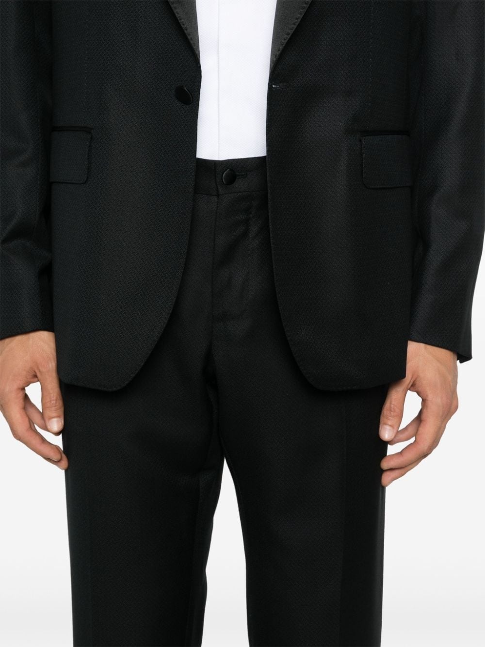 monogram-jacquard suit - 6
