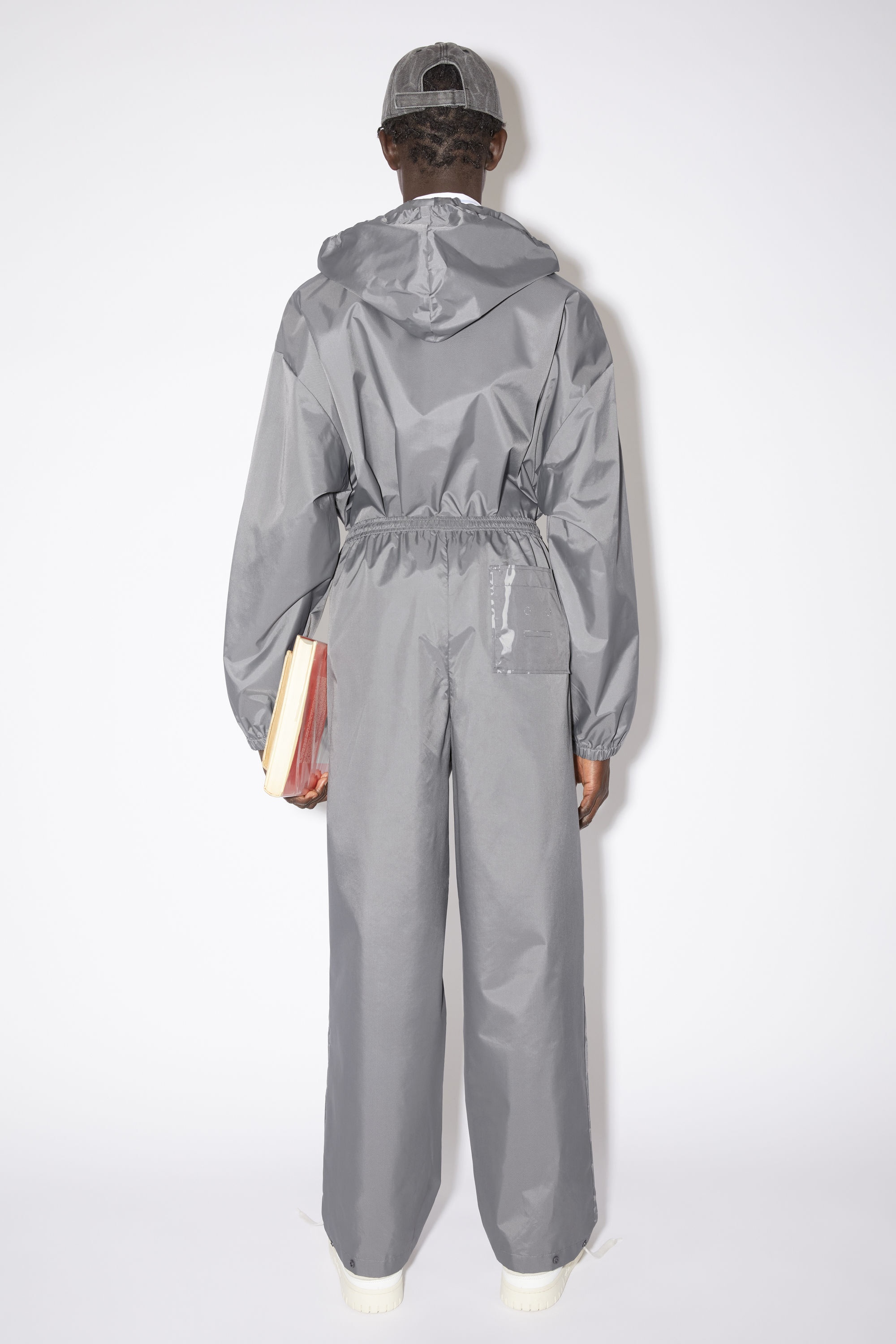Face logo patch sweatpants - Carbon grey - 3