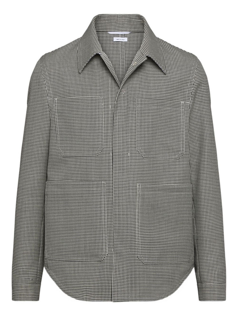 houndstooth shirt jacket 1