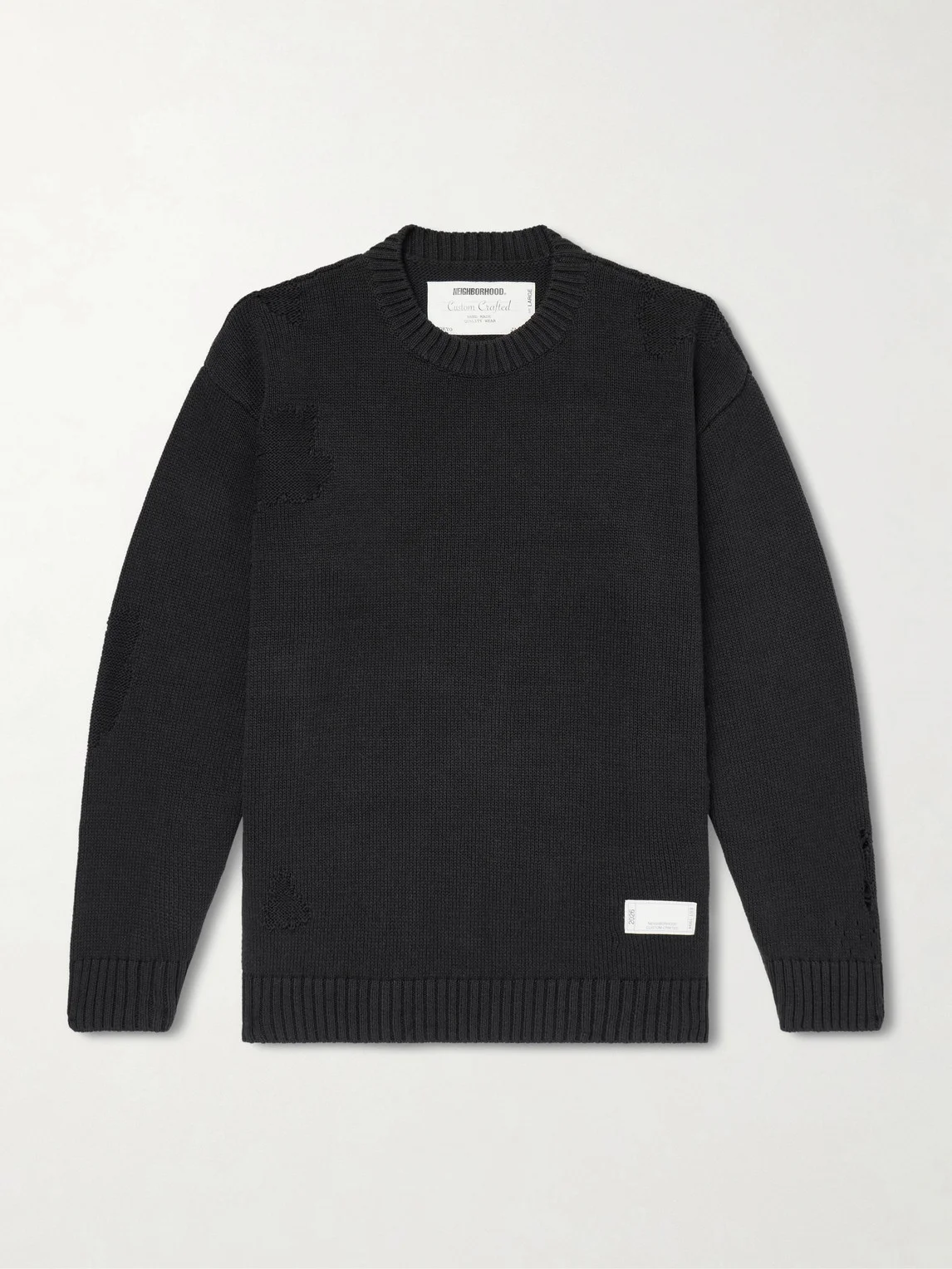 Savage Cotton Crewneck Sweater - 1