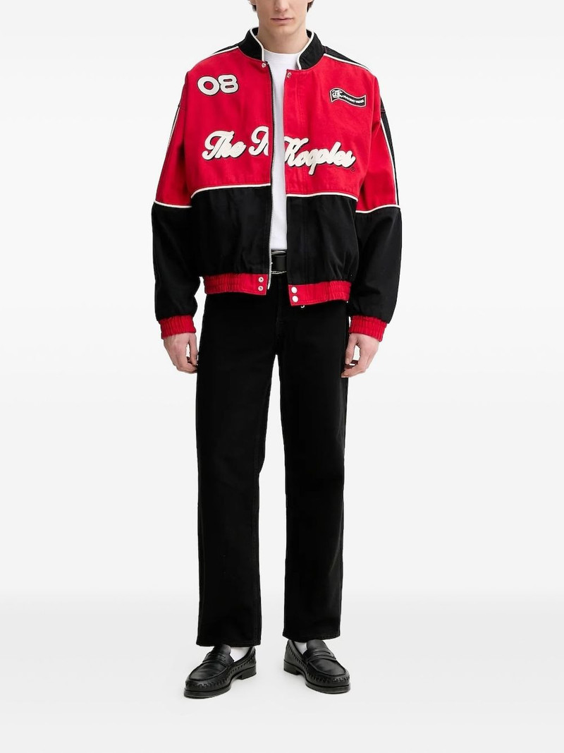 The Kooples racing-number panelled jacket outlook