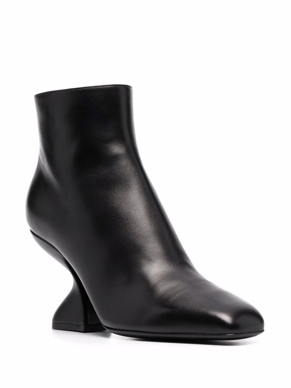 F-Heel sculpted ankle boots - 2