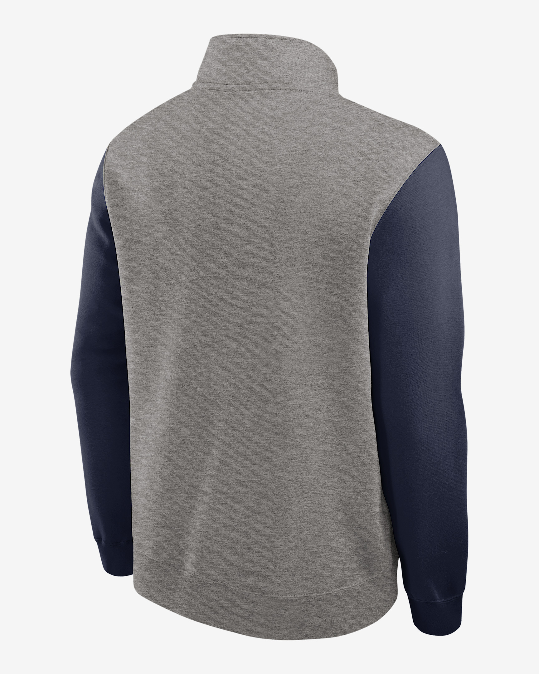 West Virginia Club Men's Nike College 1/2-Zip Crew - 2