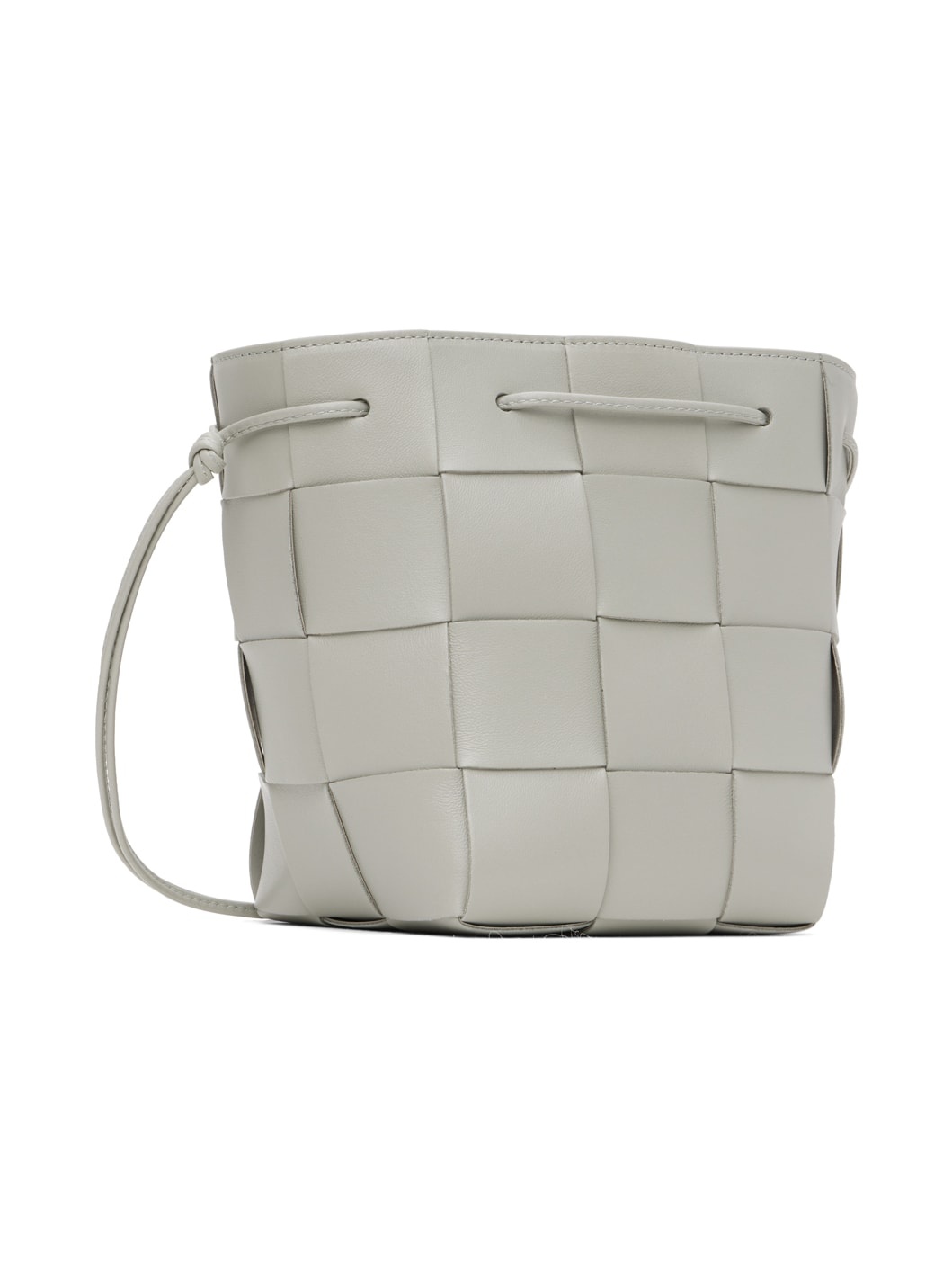 Gray Small Cassette Cross-Body Bucket Bag - 2